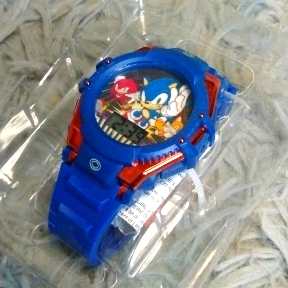 SONIC THE HEDGEHOG SEGA Kids Watch